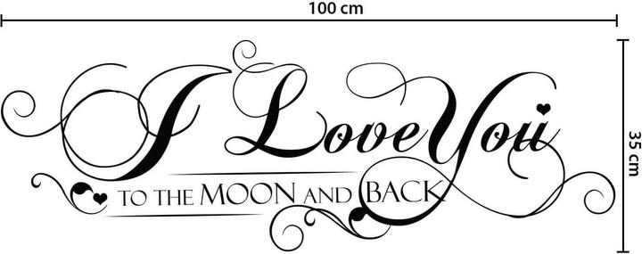 Immagine prodotto Walplus Ti amo (35 x 100 cm)
