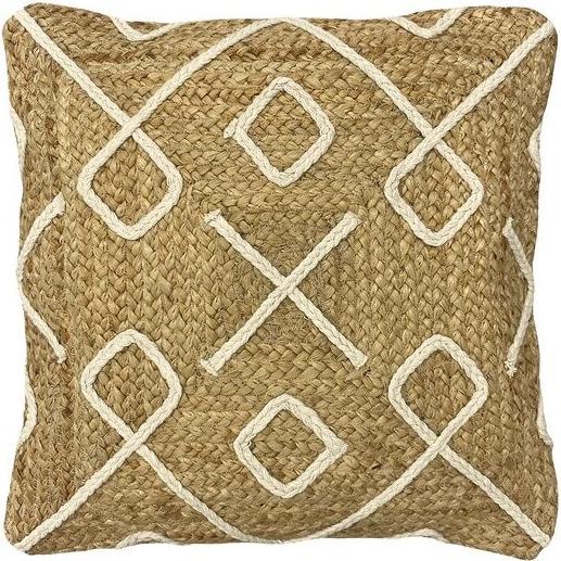 Image du produit Furn Housse de coussin tressée Roolu Jute (45 x 45 cm)
