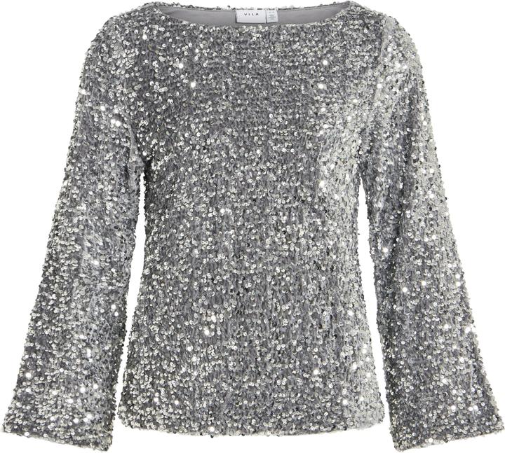 Immagine prodotto Vila Top in paillettes con maniche lunghe (XS)