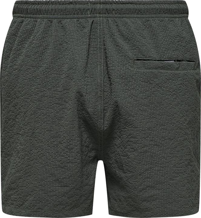 Only & Sons Onsted Life Solid Seersucker Swim Noos