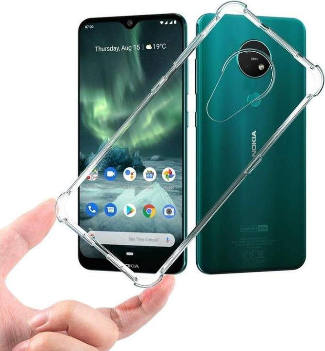 Productafbeelding Screenguard Nokia 7.2 Kristal Zachte Airbag Bumper (Nokia 7.2)
