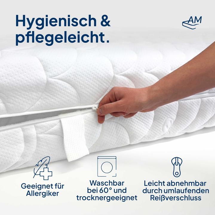 Produktbild AM Qualitätsmatratzen Matratzenbezug Organic Cotton (200 x 100 cm)