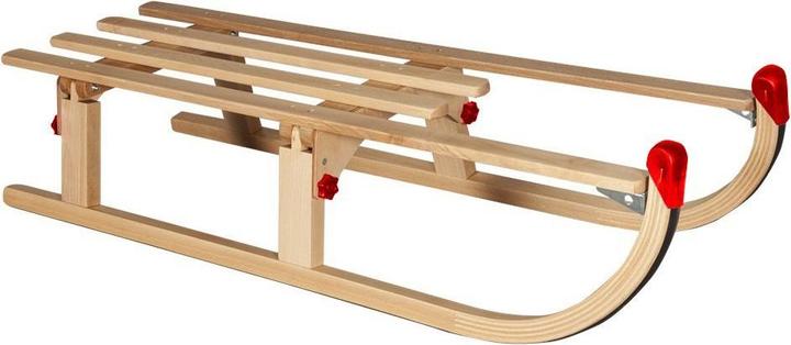 Actual product image Larix Folding sledge 110cm beech TÜV/GS
