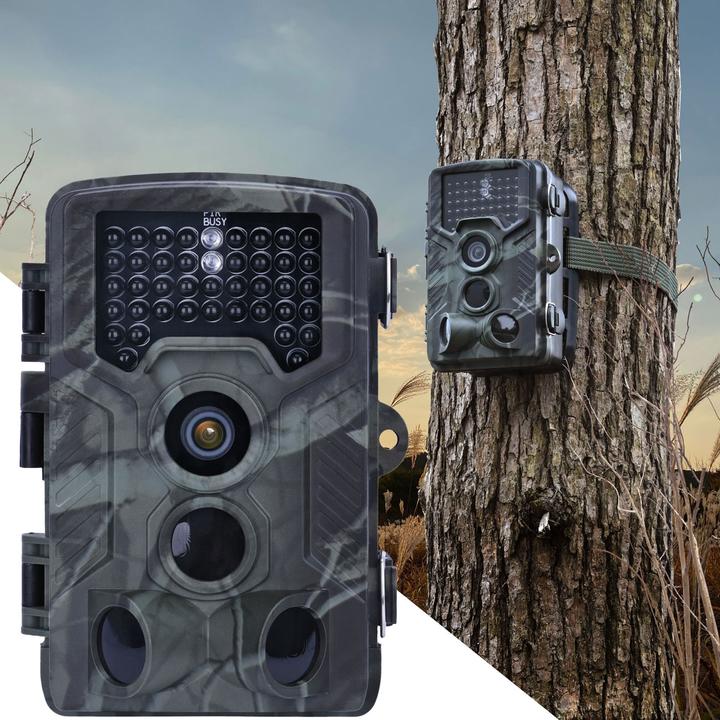 Produktbild Casativo Full-HD-Wildkamera mit 3 Bewegungssensoren, Serienbild- & Zeitraffer-Funktion & Nachtsicht