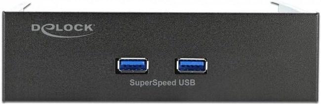 Produktbild Delock Front Panel 2x USB-A für 5.25-Schacht