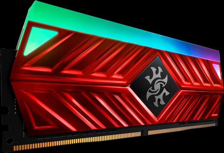 Actual product image Adata XPG Spectrix D41 DDR4 8GB 3200 288pin RED (2 x 8GB, 3200 MHz, DDR4-RAM, DIMM)