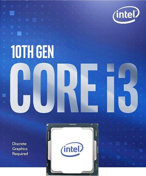 Actual product image Intel Core i3-10100F (LGA 1200, 3.60 GHz, 4 -Core)