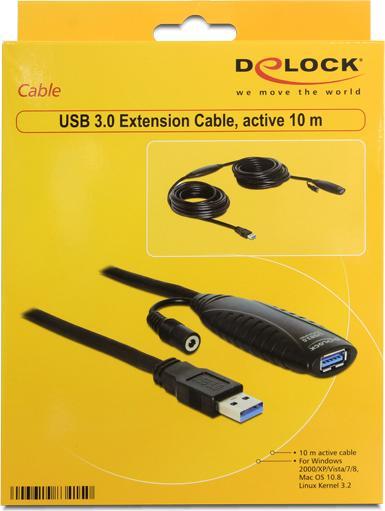 Actual product image Delock Active USB 3.0 extension cable (10 m, USB 3.0)