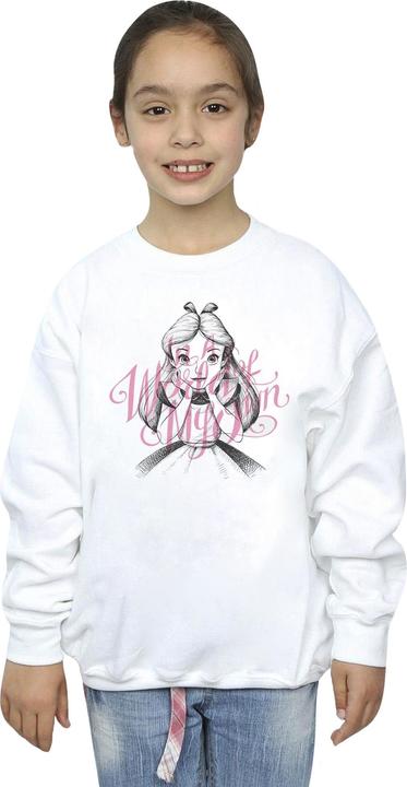 Produktbild Disney Mädchen Alice im Wunderland In einer Welt von mir selbst Sweatshirt (140, 146)