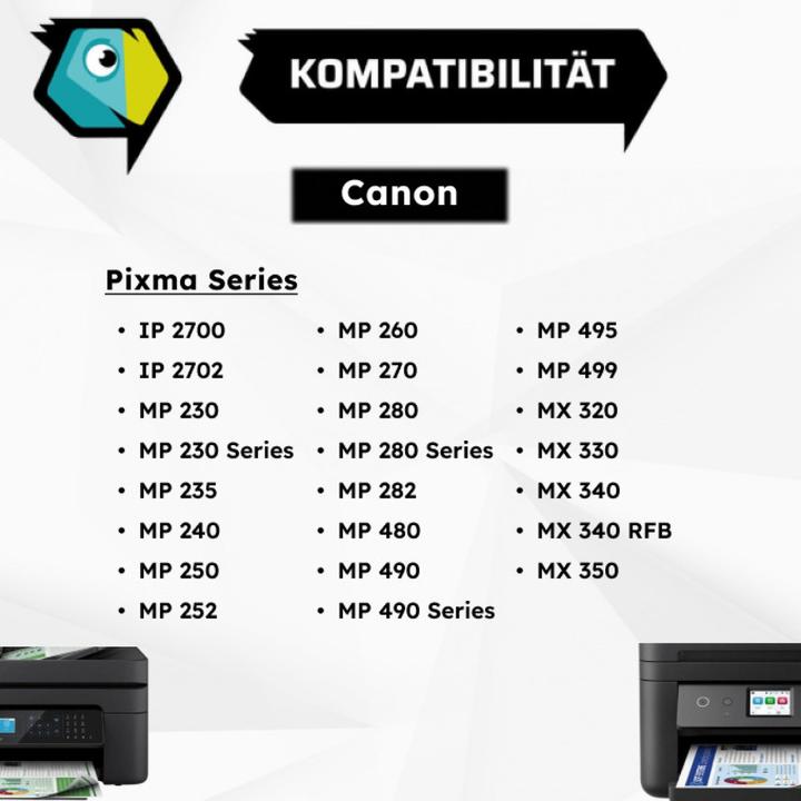Produktbild Inkadoo Druckerpatronen multipack kompatibel zu Canon PG-512 + CL-513 enthält 2x Druckkopfpatrone color c... (Color)