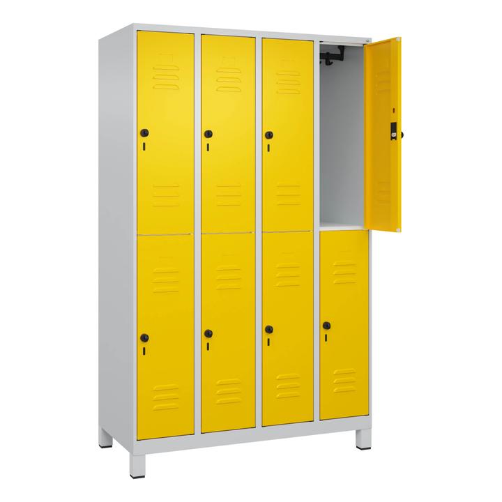Actual product image C+P Classic Plus double wardrobe, compartment width 30 cm, with feet