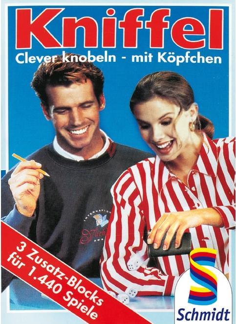 Actual product image Schmidt Spiele SSP49039 - Kniffelblock - 3 pieces for 1440 games, 2-8 players, ages 8+ (DE edition) (German)