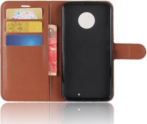 Actual product image MU Classic Classic leather case with litchite texture (Motorola Moto X4)