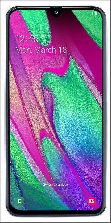 Image du produit Samsung Galaxy A40 version UE (64 Go, Blanc, 5.90", Double SIM, 16 Mpx, 4G)