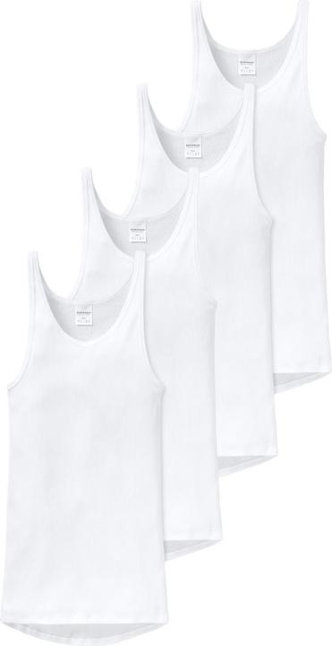 Actual product image Schiesser Pack of 4 Original Classics double rib undershirt (L)