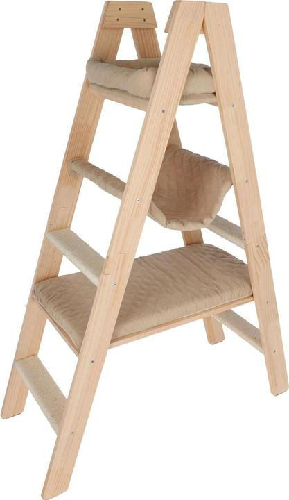 Kerbl Kratzbaum Ladder für Katzen (134 cm, Beige)