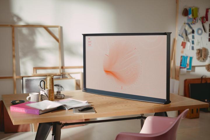Actual product image Samsung The Serif QE55LS01RBU (55", QLED, 4K, 2019)