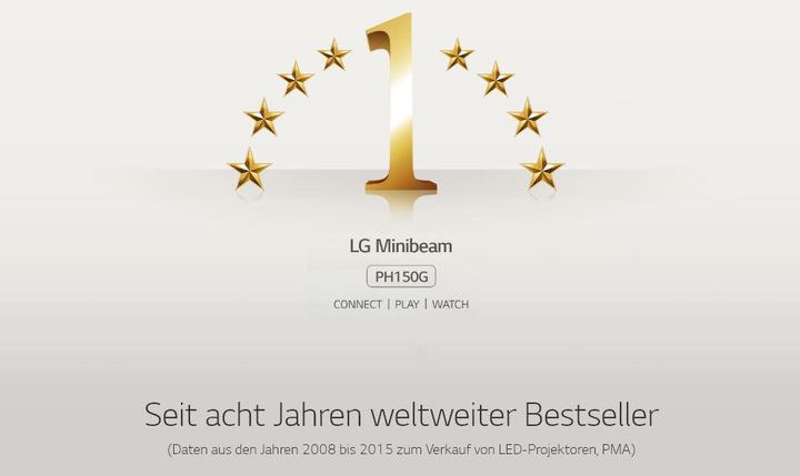 Produktbild LG Ph150g (HD, 130 lm, 1.57:1)