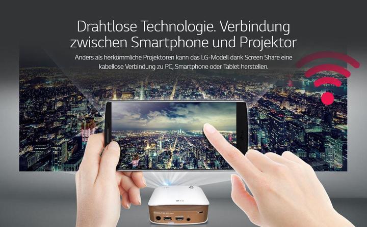 Produktbild LG Ph150g (HD, 130 lm, 1.57:1)