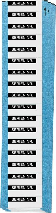 Actual product image Brady B-184, WOAF-34-D, Writable labels for inventory, aluminium foil, black on