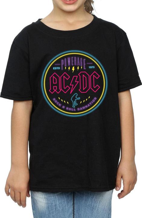 Image du produit AC/DC T-Shirt coton néon Circle pour fille (116)
