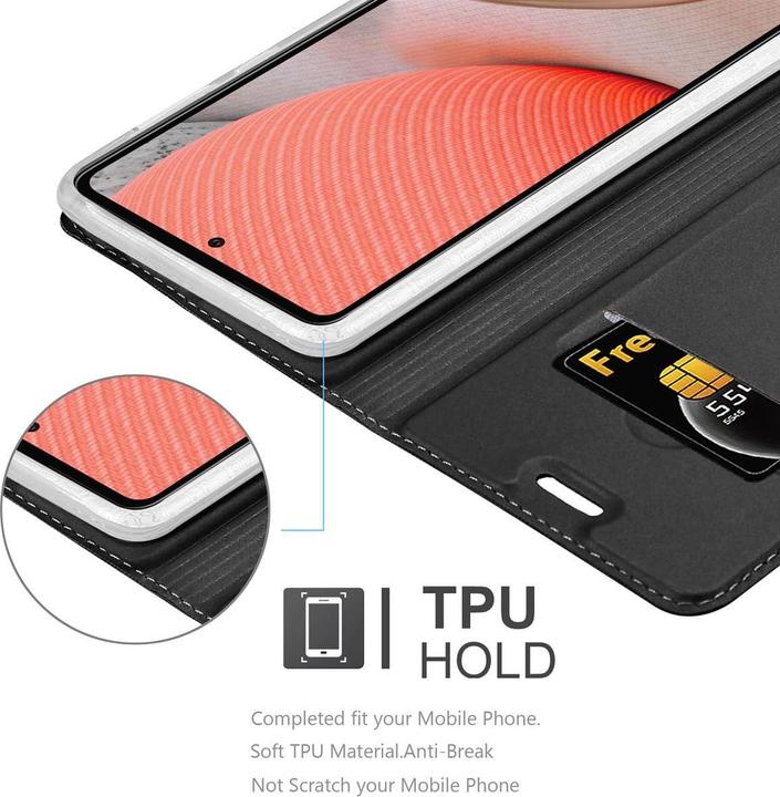 Actual product image Cadorabo Book Classy Style Cover (Samsung Galaxy A72)