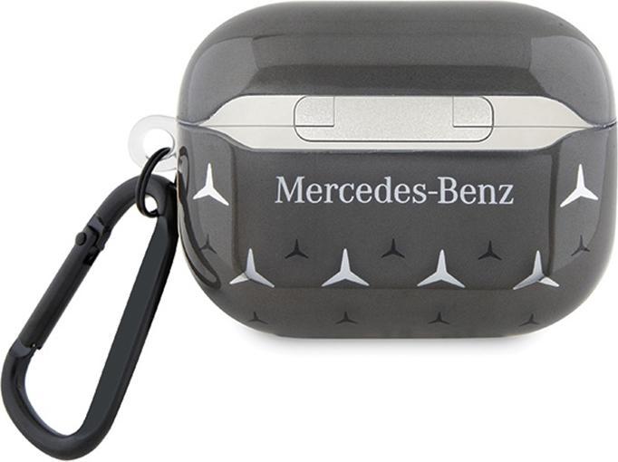 Actual product image Mercedes-Benz Mercedes MEAP8DPMGS AirPods Pro cover czarny/black Large Star Pattern (Headphone bag)
