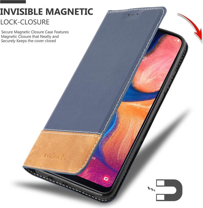 Immagine prodotto Cadorabo X-Wallet Copertura della tuta in ecopelle (Samsung Galaxy A20e, Samsung Galaxy A10e)