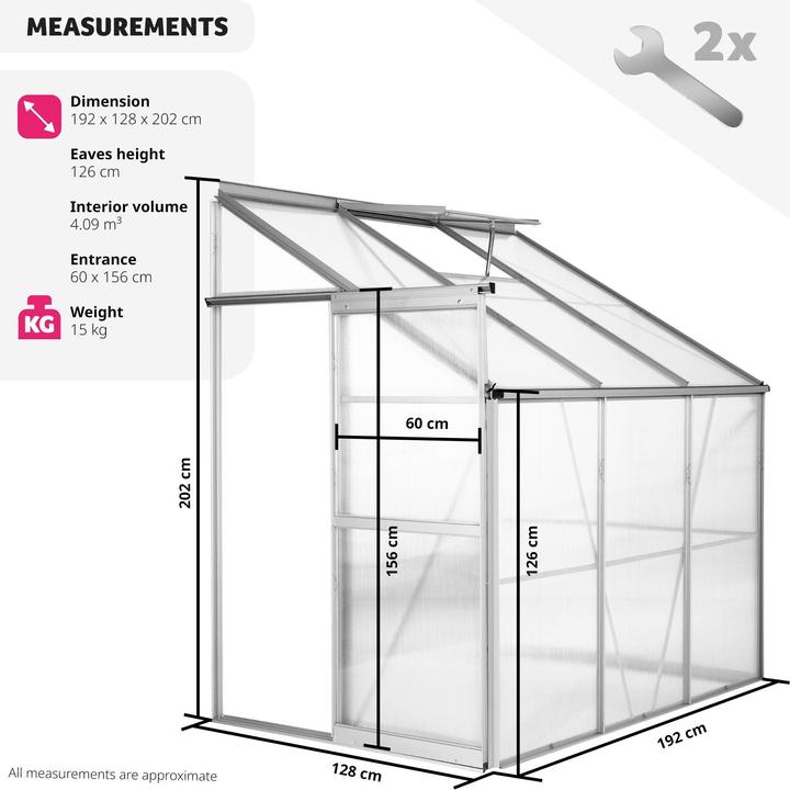 Image du produit tectake Serre de Jardin