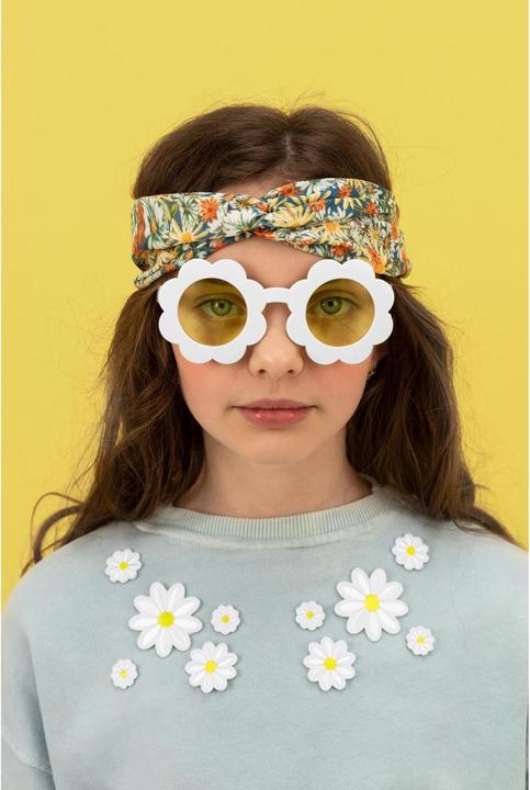 Image du produit Partydeco Lunettes de fête Pâquerette 13 x 6 x 13 cm, Blanc