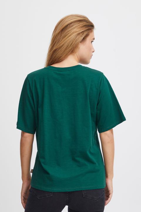 Actual product image Pulz Jeans PZBRIT 0-Neck Tshirt - 50207421 (XS)