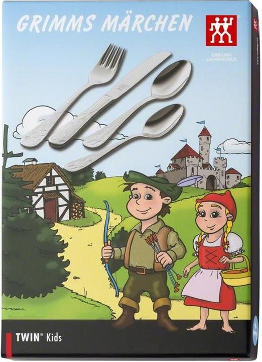Produktbild Zwilling Kinderbesteck Grimms Märchen 4 Stück.