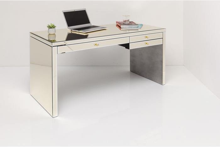 Image du produit Designlife Bureau Luxury champagne 140x60cm