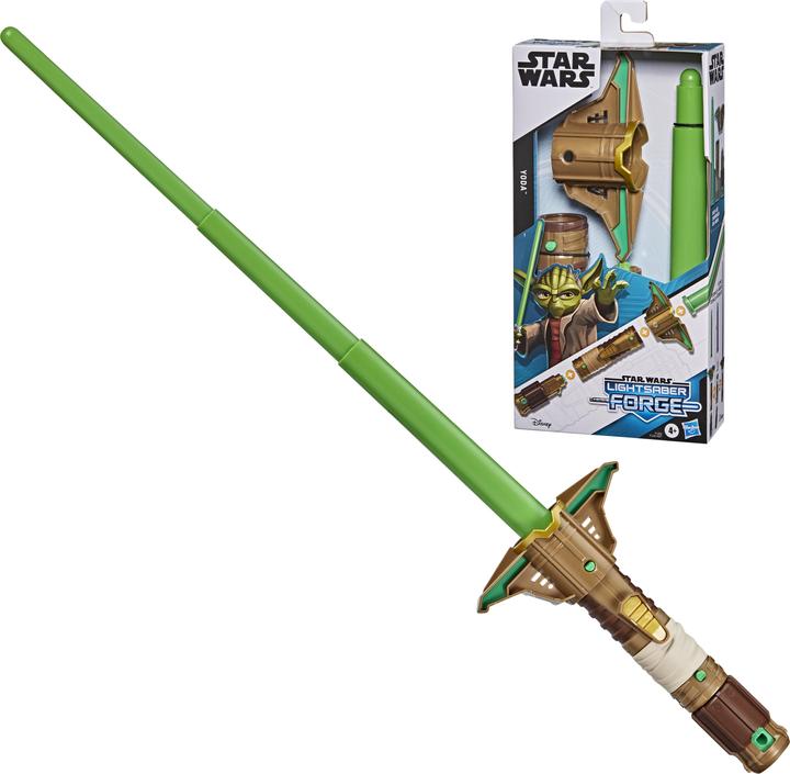 Actual product image Hasbro Lightsaber Forge Yoda Lightsaber