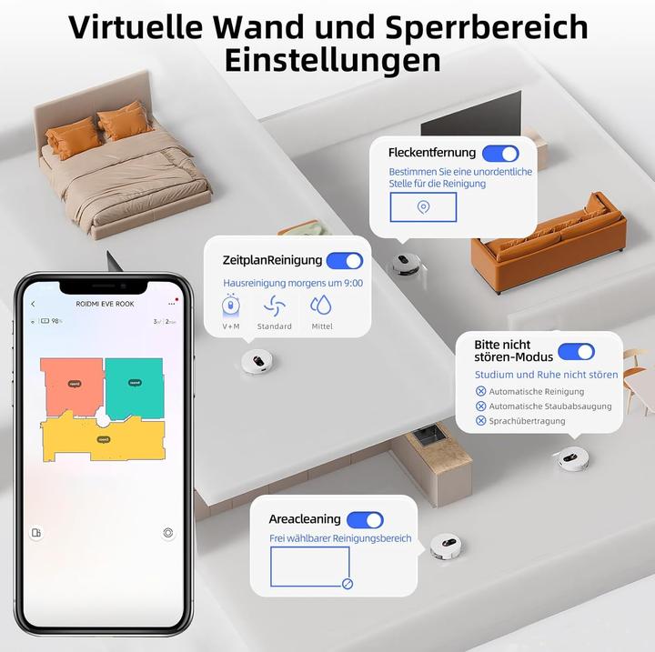 Productafbeelding Xiaomi Roidmi Eva Rook (Robotstofzuiger)