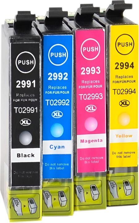 Produktbild Hermex Kompatible Tintenpatrone XL für Epson Expression Home XP-435 (M, BK, C, Y)