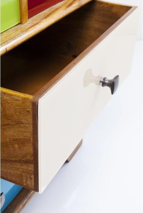 Image du produit Designlife Commode Fuji coloré 8 tiroirs (82 x 38 x 120 cm)
