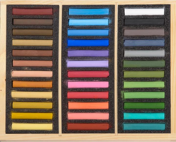 Actual product image BlockX Coffret bois 72 Pastels - Paysage - Cadmium clair (78 x)