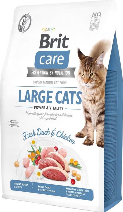 Image du produit Brit Care Cat Large cats Power & Vitality ear food for cats 2kg (Senior, 2000 g)