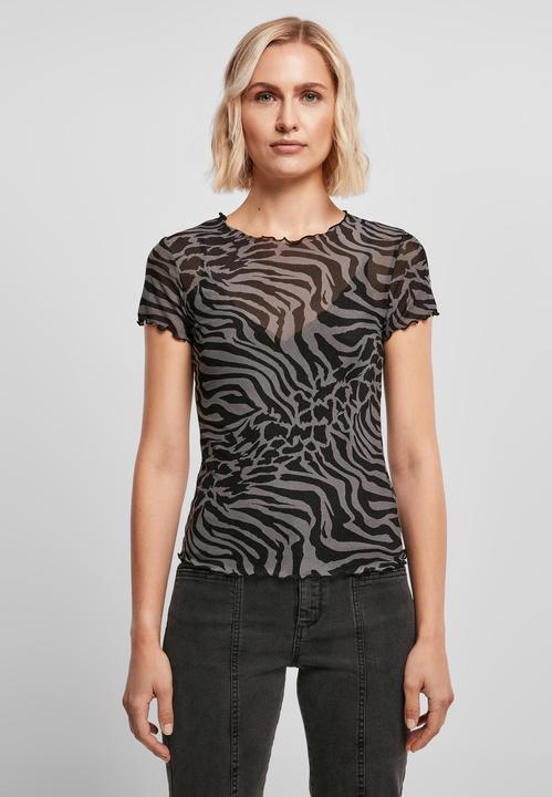 Actual product image Urban Classics Ladies Mesh Tee - 16529 (XXL)