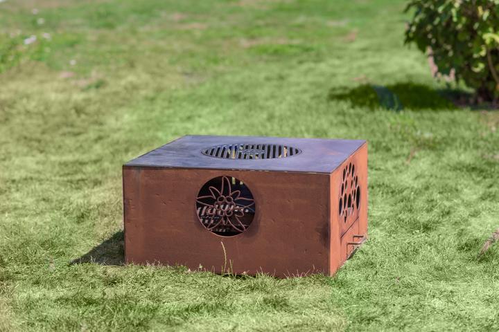 Actual product image Eldur Garden Fire Pro Cube (70 cm)