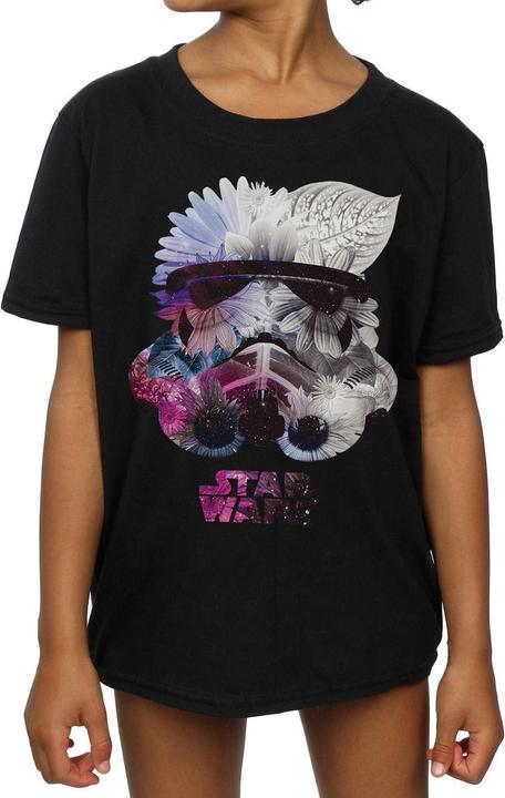 Produktbild Star Wars Stormtrooper Floral Helmet TShirt Mädchen (128)