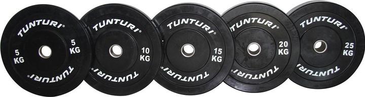 Produktbild Tunturi Bumper Plate Hantelscheiben 50 mm 25 kg (1 x 25 kg)