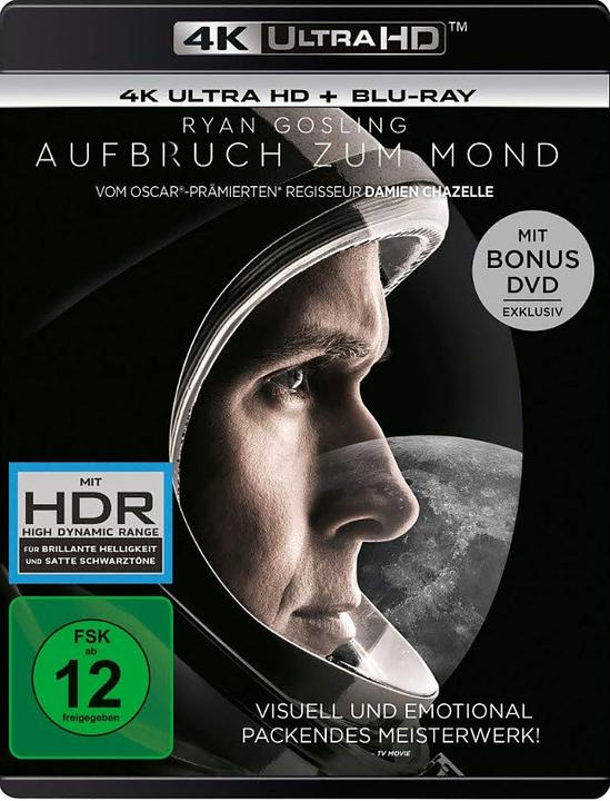 En route pour la lune 4K Blu Ray (Blu-ray 4k, 2018, Anglais, Allemand)