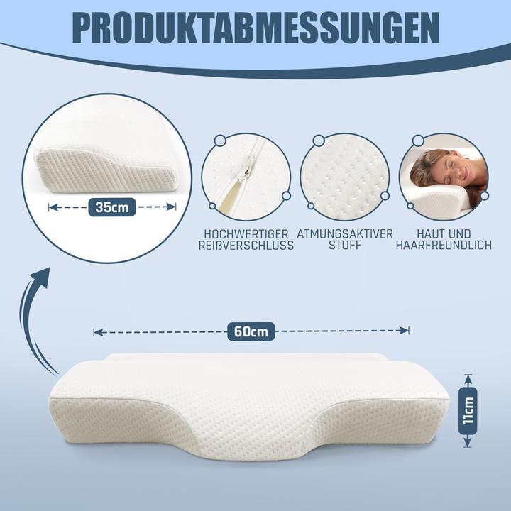 Immagine prodotto Bestschlaf Anti-Schnarch Kissen »Visko« (35 x 60 x 11 cm)
