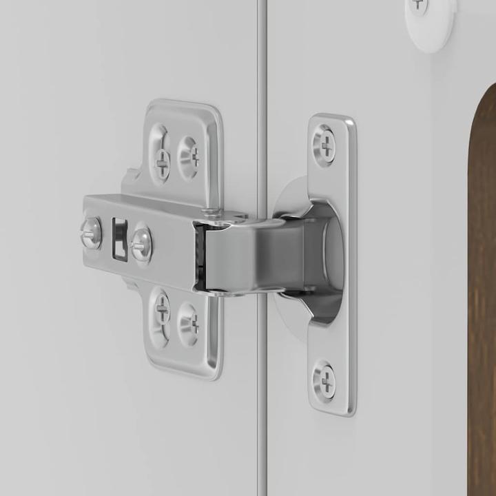 Produktbild VidaXL Küchen-Hängeschrank mit Glastür Kalmar Braun Eichen-Optik (80 x 31 x 60 cm)