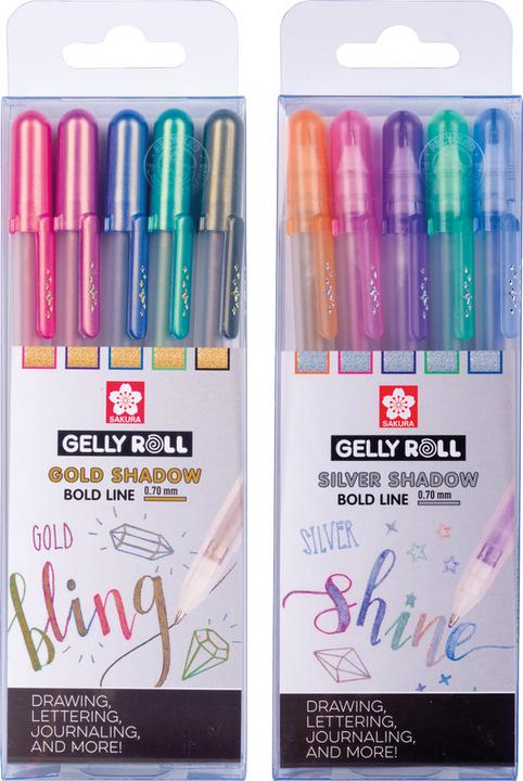 Produktbild Sakura Roller Gelly Shadow (Gold + Outline, 5 x)