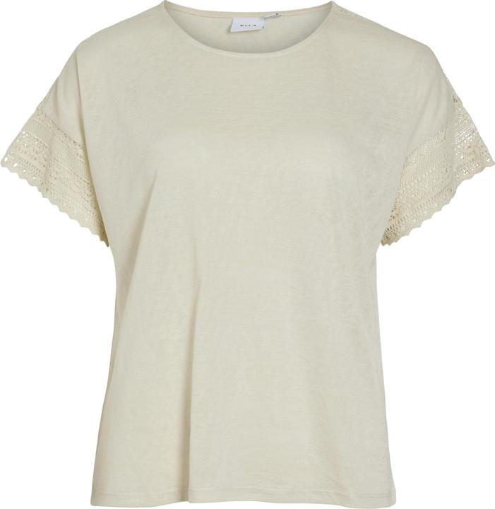 Actual product image Vila Round neck top with short sleeves (XS)