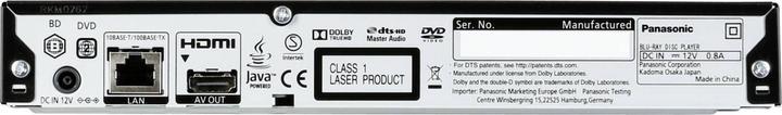 Produktbild Panasonic Dmp-Bdt167 (1 GB, Blu-ray Player, DVD Player)
