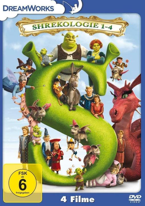 Immagine prodotto Shrek 1-4 La Shrekologia Completa -Box (DVD, 2010, Tedesco, Inglese, Turco)